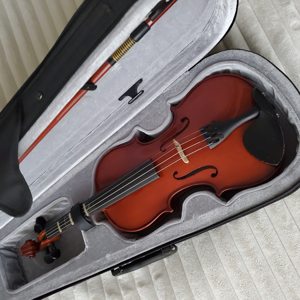 Acoustic Violin with Case - 1/2 Size